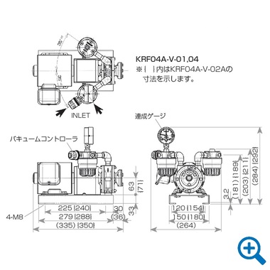 ドライポンプ KRF小型シリーズ | オリオン機械株式会社